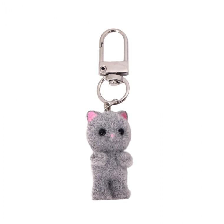 고양이 키링 그레이
