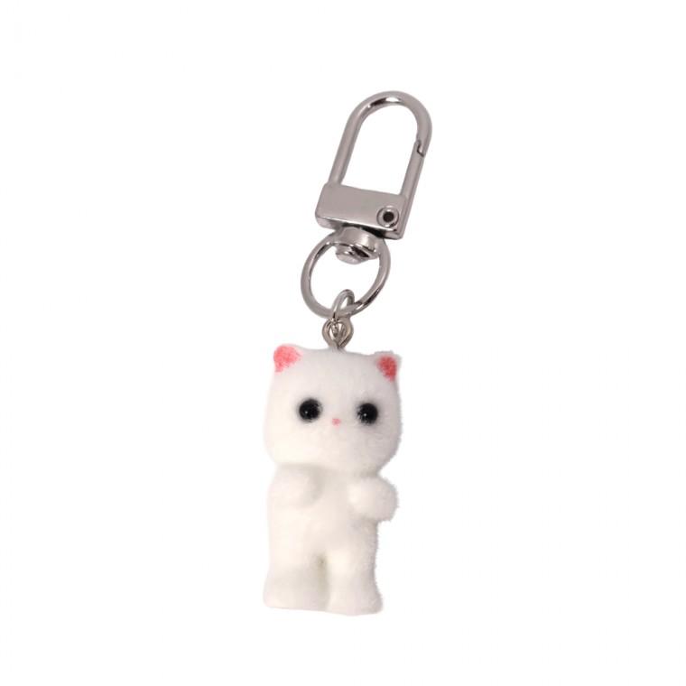고양이 키링 화이트