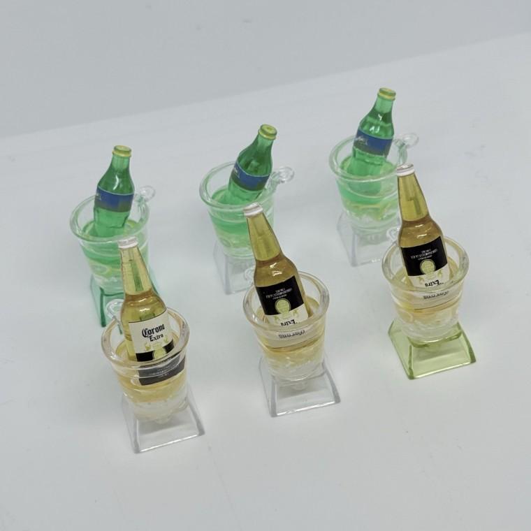 키캡 딸깍이 키보드 LED 키링 클릭커 ASM 캡 헤드 맥주 사이다 음료수