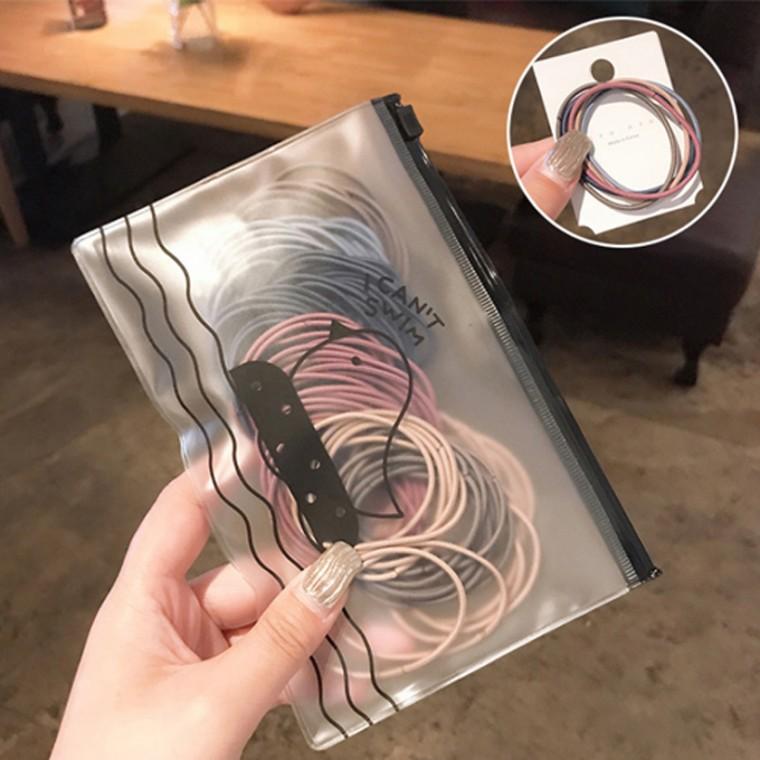 [위드기프트] 가성비 대박 헤어끈 100개 세트