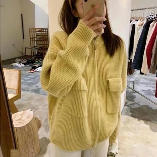 [위드기프트] 데일리 푸딩소프트 니트집업