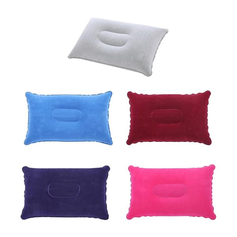 헤브즈 에어 목베개 쿠션 캠핑 간편휴대 여행 사각 에어쿠션