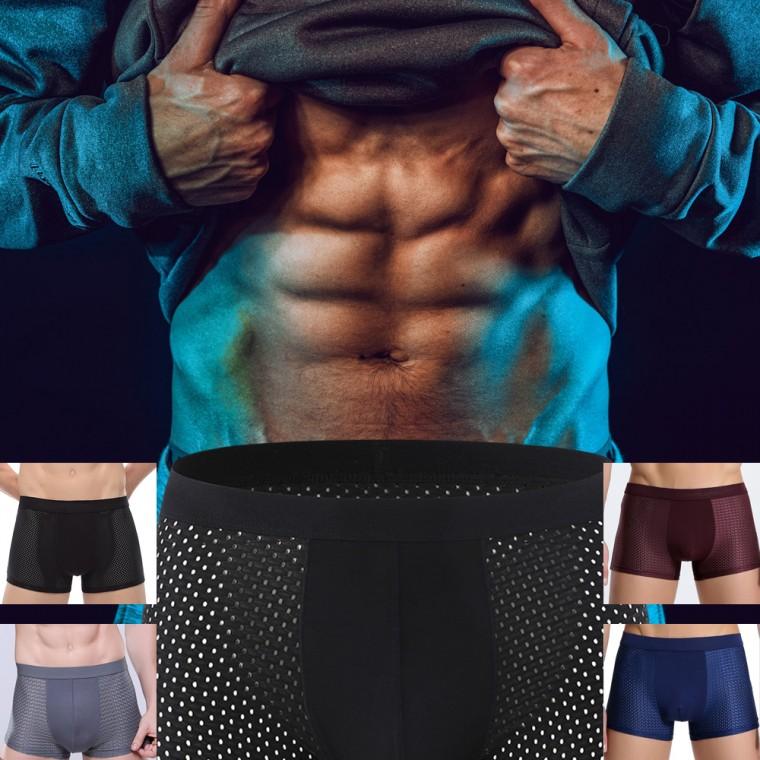 메쉬롱 메쉬 남성팬티 쿨팬티 냉감팬티 아이스팬티 모달팬티 메쉬4부팬티