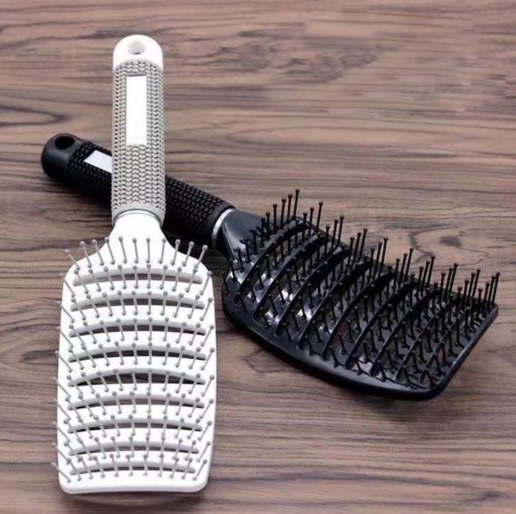 곡선형 갈비빗 헤어브러쉬 헤어빗 머리빗