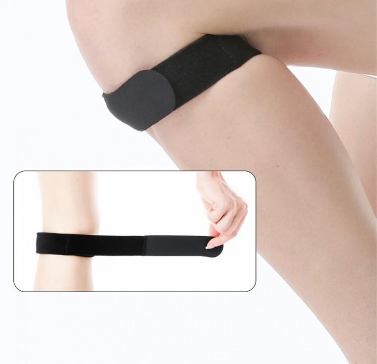 실리콘 스트랩내장 무릎보호대 무릎아대 런닝 등산