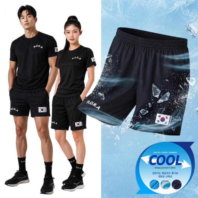 남여공용 아이스 쿨 로카 트레이닝 반바지