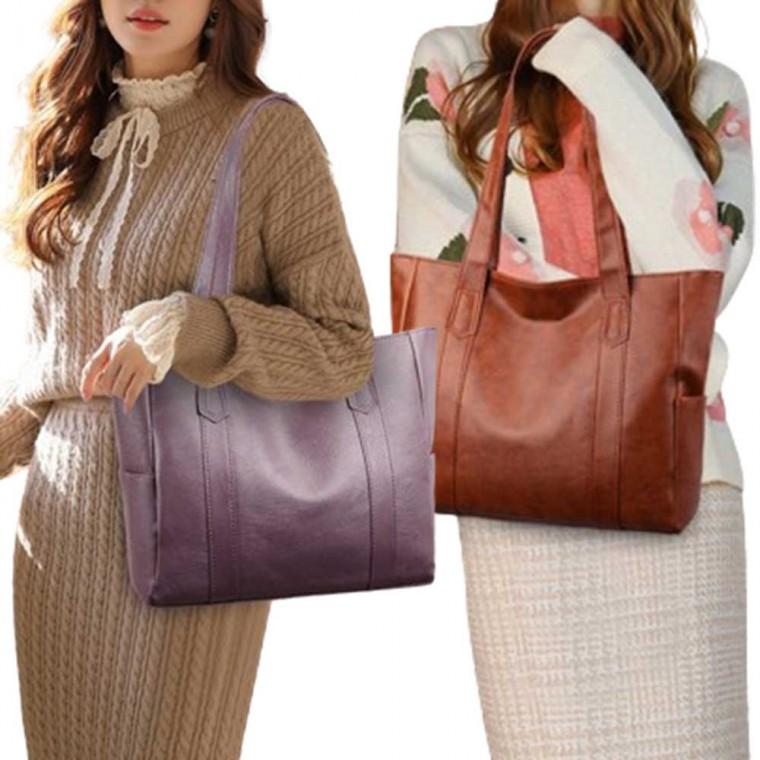 빅사이즈 여성 보더 숄더백