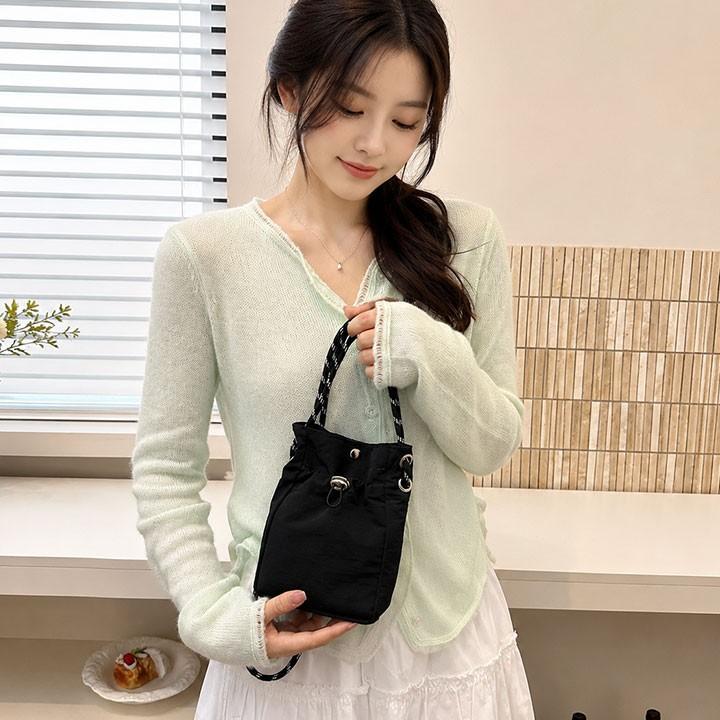 여성 미니 크로스백 핸드폰가방 여행용 나일론 경량