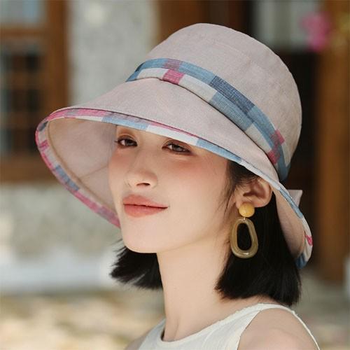 노방 리본 엣지 라인 무드 버킷 선캡 모자 벙거지 선캡 모자 썬캡 여름 왕골 여름 자외선차단 휴가 비