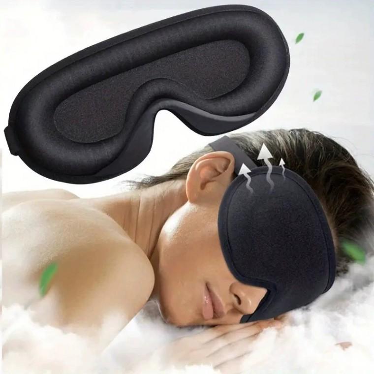 [OISO] 수면안대 3D 입체 암막 숙면 안대 입체 프리미엄 눈가리개 안대 블랙 꿀잠 아이마스크 여행 캠핑
