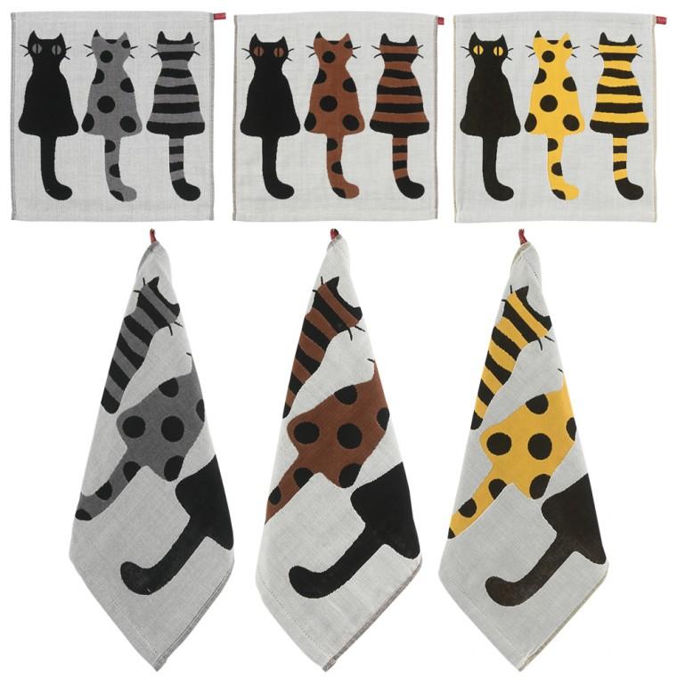 북유럽풍 일러스트 면행주(35cmx35cm)