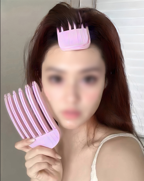 [cm00222]볼륨 헤어핀/소빗깔개 머리핀/높은 머리 불륨삔/스타일링/헴라인/2종 세트