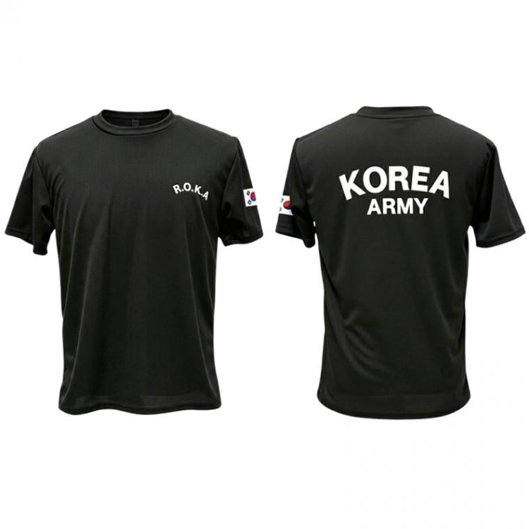 ROKA 로카티 쿨링 반팔 코리아아미 로카 티셔츠 DD-13474