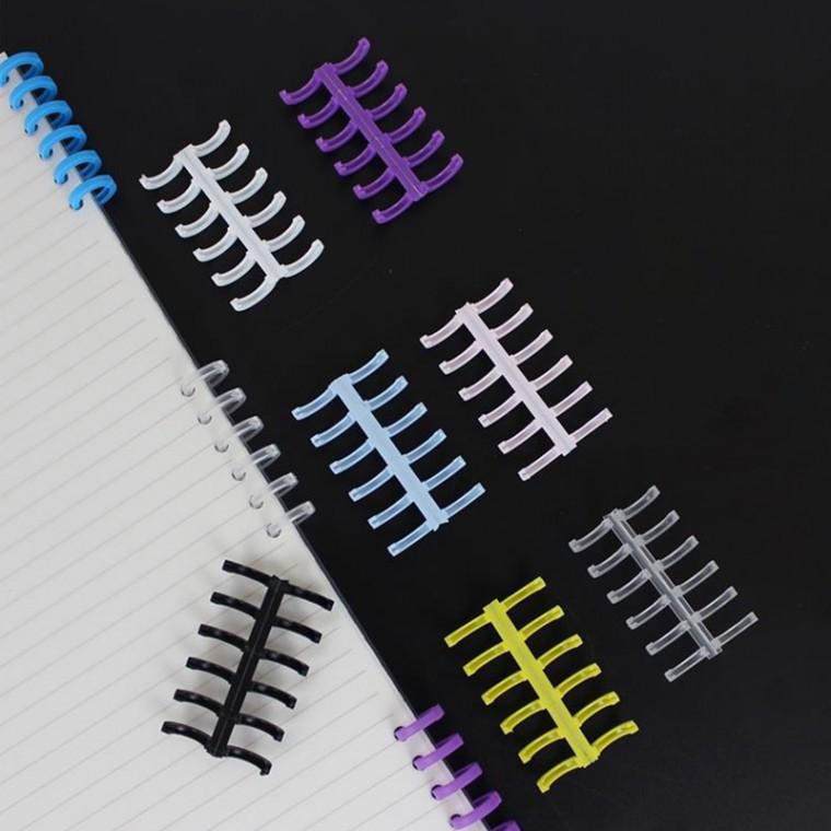제본링 6공 셀프 제본 바인더링 루즈링 클릭링 10mm RD-11836