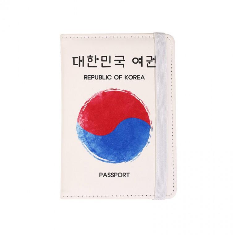 태극 여권 커버 RFID 차단 여행 지갑 케이스 DD-13307