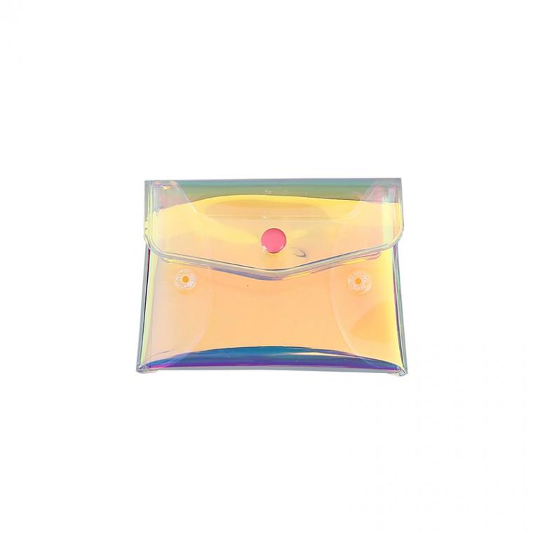 파우치 홀로그램 PVC 백 파우치 소형 10x8cm RD-12075