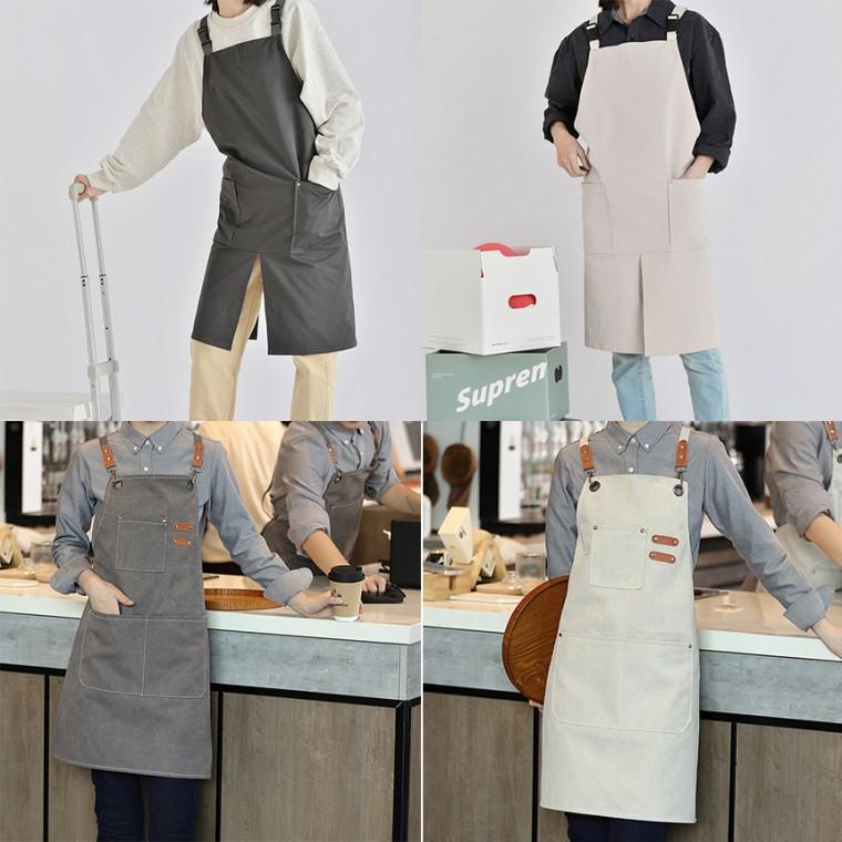 심플 앞치마(2종)/심플 앞치마/바리스타앞치마/어린이집앞치마/유치원앞치마/카페앞치마