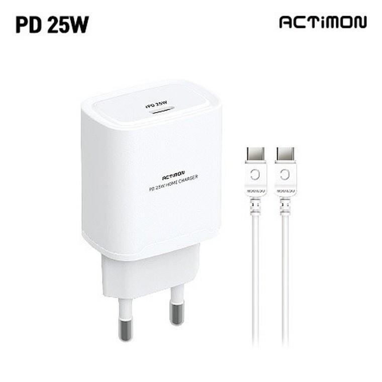 엑티몬 PD 25W 초고속 CTOC 가정용 충전기 (CTOC 1.2M 케이블 포함)