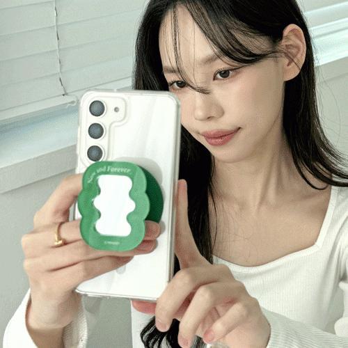 트라이코지 웨이브 미러 맥세이프 스마트톡 (플레이트 포함) 거치 3단 높이 조절 거울 기능