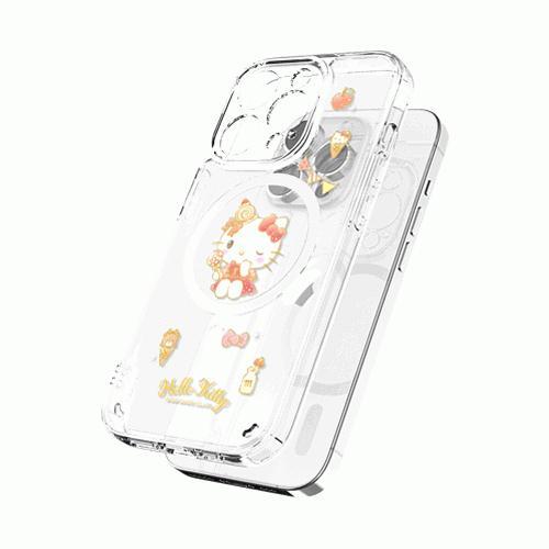 캐릭터즈 간식 투명 클리어 렌즈 가드 맥세이프 케이스 17 S25 A15 A16 M156