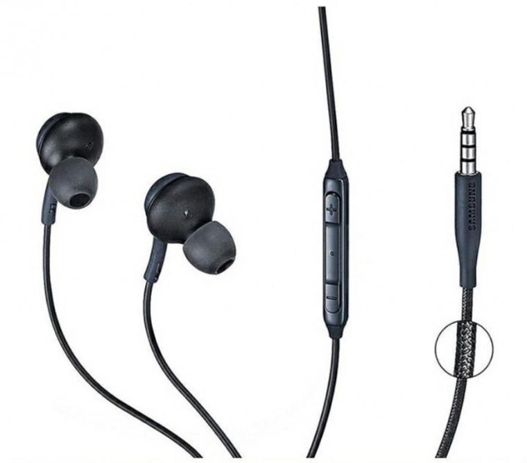 정품스타일 3.5mm 스테레오 이어폰 통화 기능 볼륨 리모컨 조절 지퍼팩 벌크포장 갤럭시S8스타일