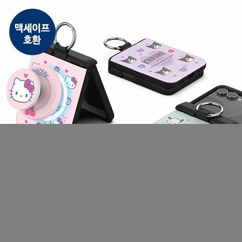 캐릭터즈 큐티 오토 힌지 보호 마그네틱 카드 도어 범퍼 케이스 갤럭시Z플립7(F766)