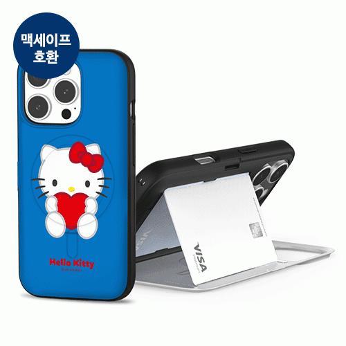 캐릭터즈 하트 마그네틱 카드 도어 범퍼 케이스(맥세이프 호환) S26 17 S25 S24