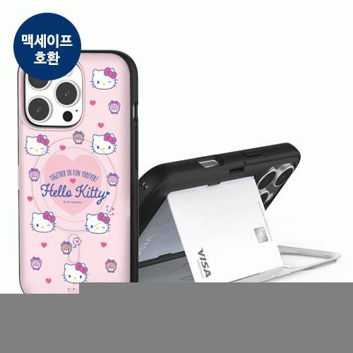 캐릭터즈 큐티 마그네틱 카드 도어 범퍼 케이스(맥세이프 호환) S26 17 S25 엣지 S24
