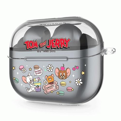 톰과제리 스윗푸드파티 갤럭시버즈4 버즈4프로 버즈3 버즈3프로 클리어 케이스