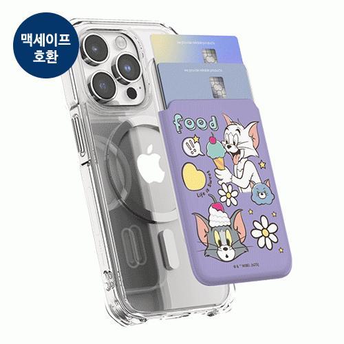 톰과제리 스윗푸드파티 마그네틱 슬라이드 카드지갑 (맥세이프 호환)
