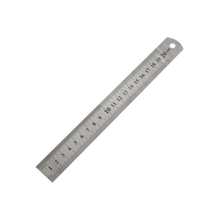 스틸자 20cm 200mm 철자 스텐 쇠 레스자 목공용 재단 눈금자 쇠자 스텐자 직자