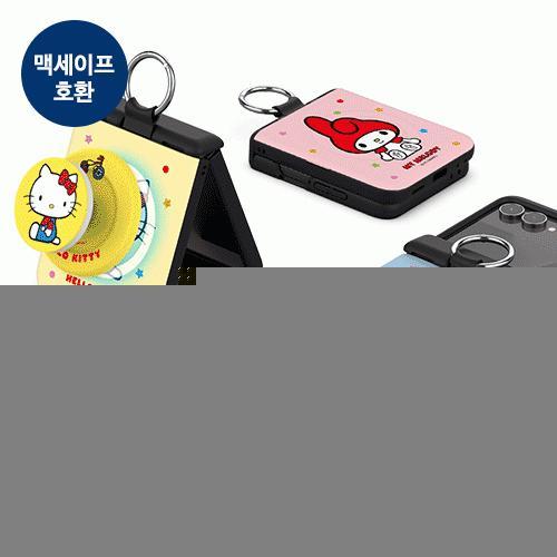 캐릭터즈 위크앤드 오토 힌지 마그네틱 카드 도어 범퍼 케이스 갤럭시Z플립7(F766)