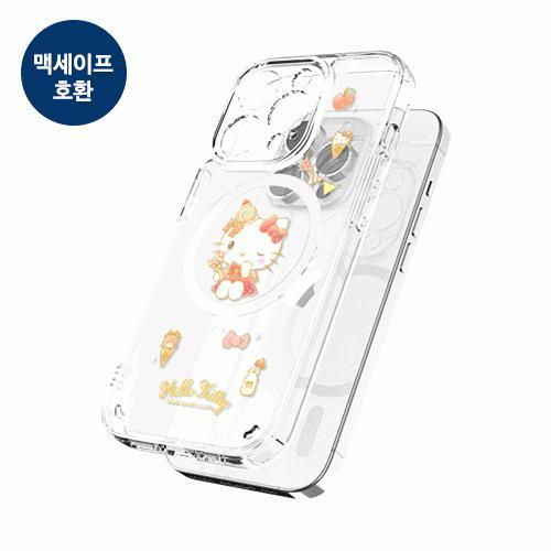 캐릭터즈 간식 클리어 렌즈가드 마그네틱 케이스 S25 S24 17 16 S23