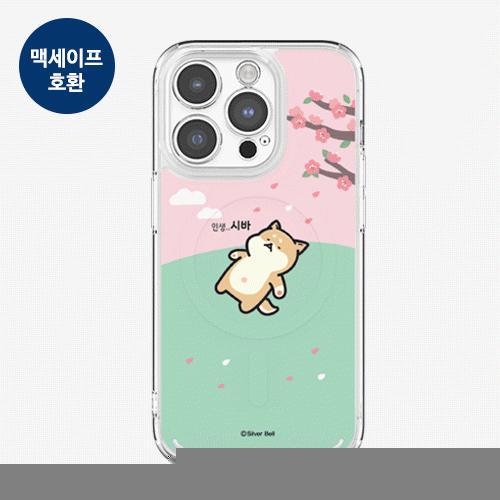 실버벨 귀염뽀짝 나들이시바 클리어 렌즈가드 마그네틱 젤하드 케이스 S26 S25 S24 17 16
