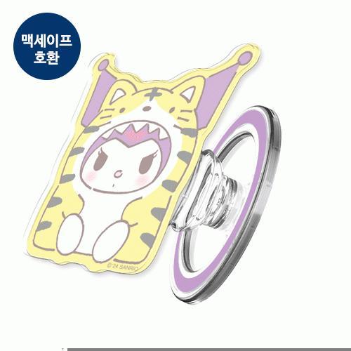 캐릭터즈 애니멀코스튬 아크릴 투명 마그네틱 스마트톡 단품 (맥세이프 호환)