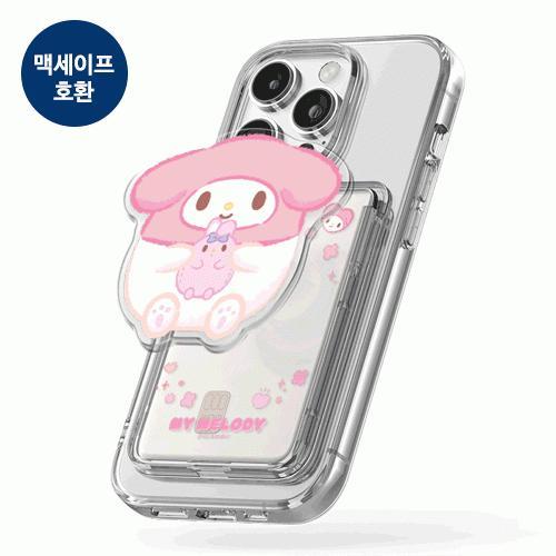 캐릭터즈 퍼니마루 아크릴 스마트톡 투명 마그네틱 슬라이드 카드지갑