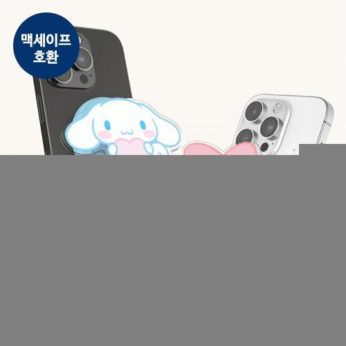 캐릭터즈 하트 아크릴 마그네틱 스마트톡 단품 (맥세이프 호환)