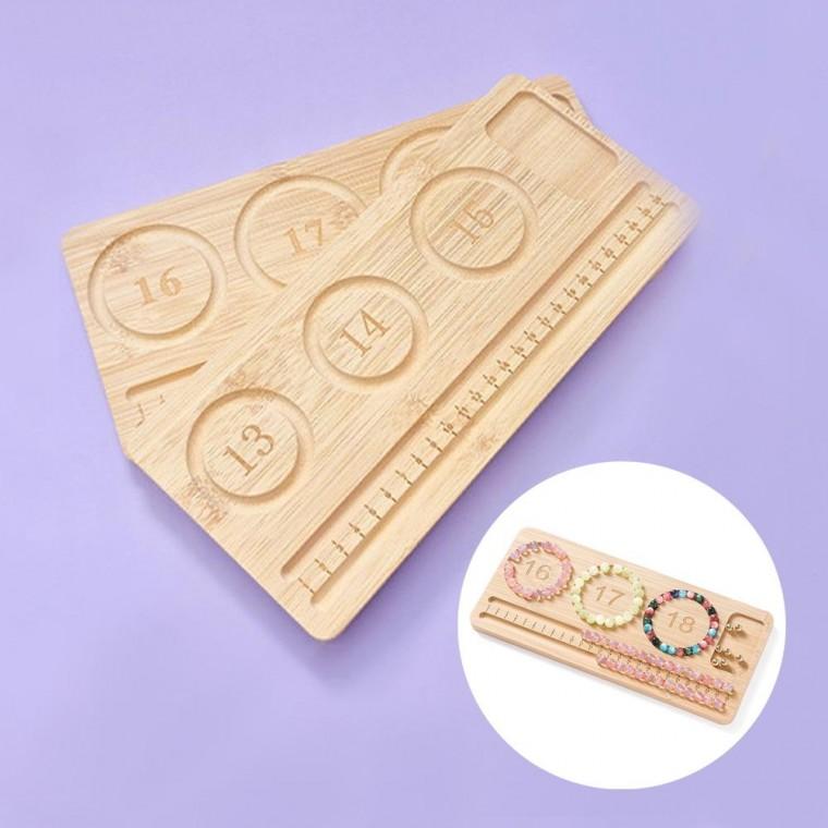 비즈아트 DIY 비즈 팔찌 목걸이 사이즈 확인 보드 2종