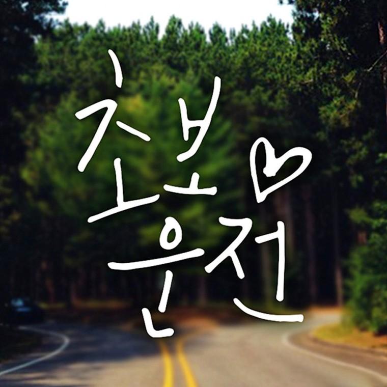 초보운전 반사시트지 자동차스티커