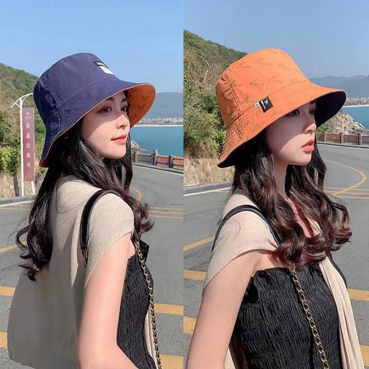 얼굴소멸 N제로 양면 벙거지모자 여성모자 자외선차단 캡모자 썬캡 벙거지