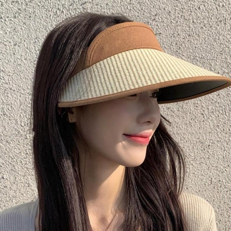라탄 썬캡 여름 선캡 모자 햇빛차단 바캉스 모자