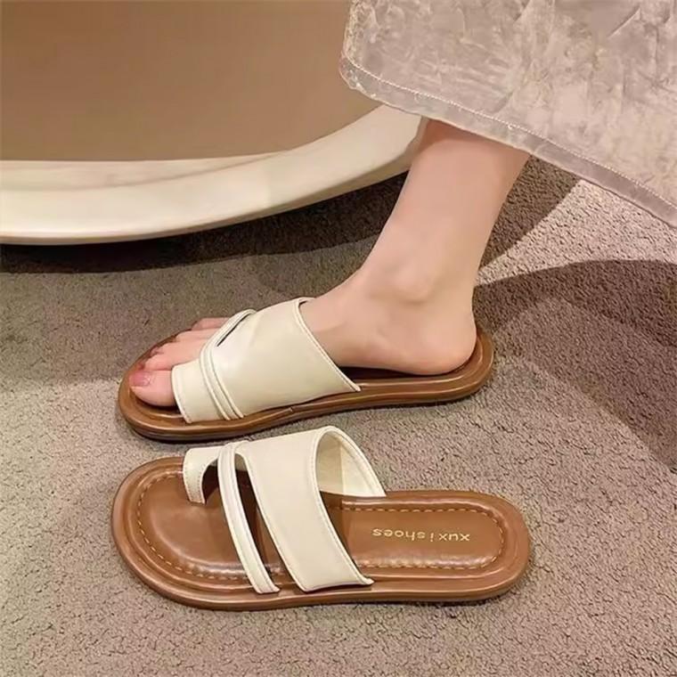 세련된 오픈 토우 슬리퍼 여성용 데일리 발편한 샌들