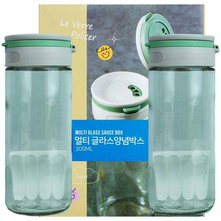 아트웨어 멀티 글라스 양념박스 200ml 2P 유리용기