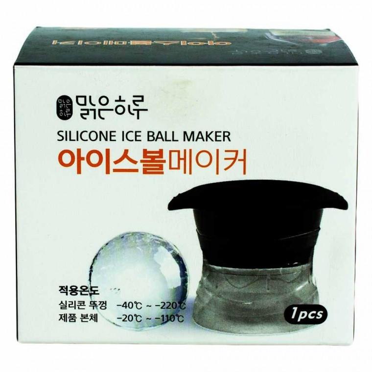 맑은하루 아이스볼 메이커(제빙틀) 얼음용량 130ml 얼음지름 6cm