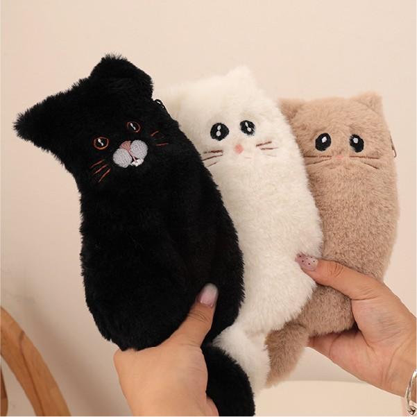 냥냥캣츠 캐릭터 필통 고양이 인형 파우치 문구용품/연필통/연필파우치/안경집/다용도파우치
