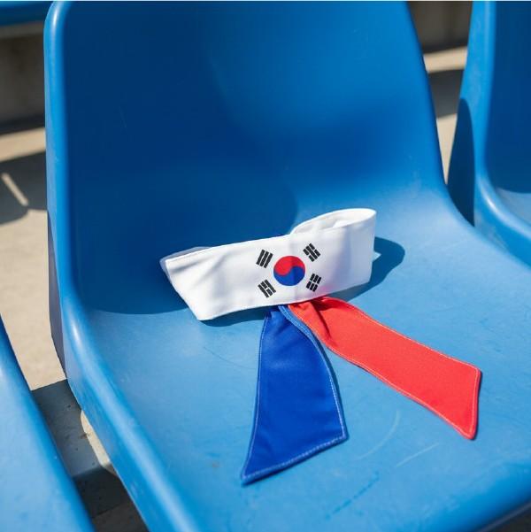 태극기 리본 응원 머리띠 스포츠 경기 응원용품 축구 야구 스포츠 체육대회 행사 국가대표경기