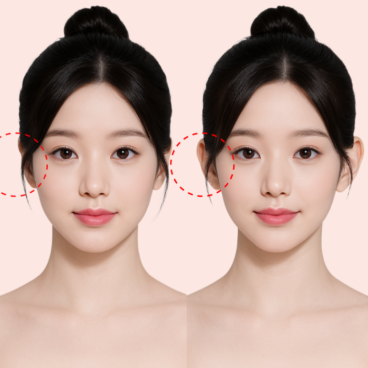 늘이랑 누운귀 테이프 60P 요정 엘프 귀 교정 세우는 필러 스티커 뒤 리프팅 셀프 성형 뷰티 미용