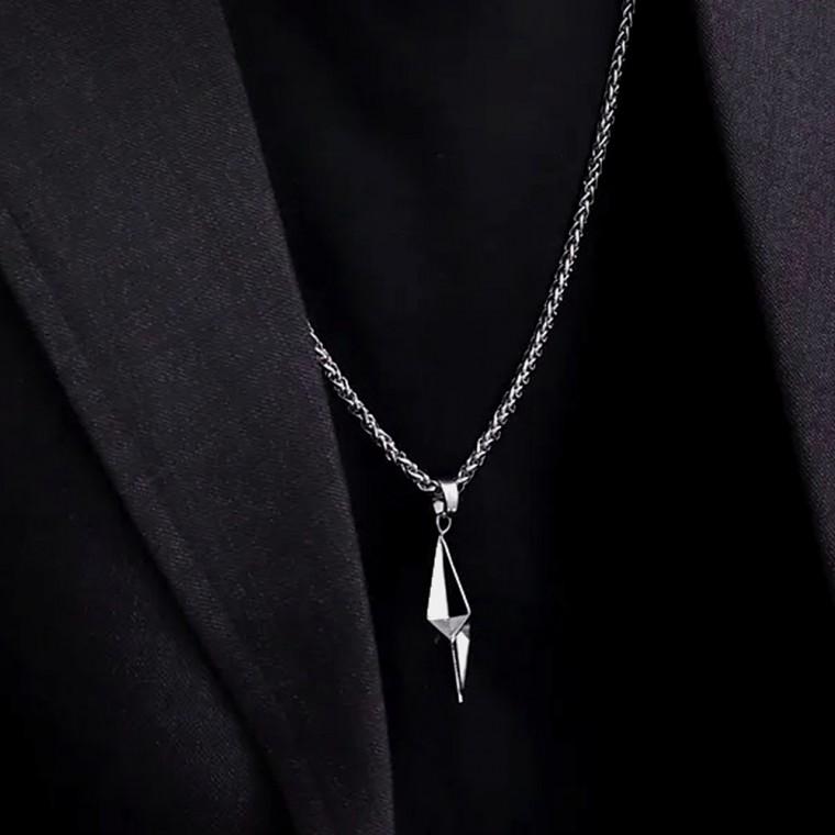 남성용 깔끔한 스틸 목걸이 사계절 데일리 악세서리 남친 선물 체인 목걸이줄