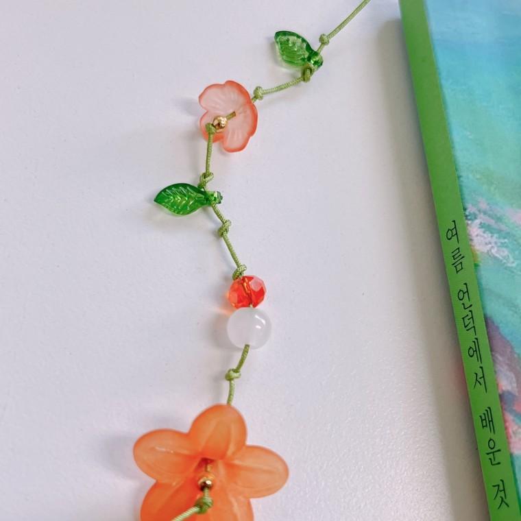 끈갈피 비즈 책갈피 DIY 만들기 키트 네잎클로버 은방울꽃 능소화 북마크 북마커 독서용품 독서템 책소품