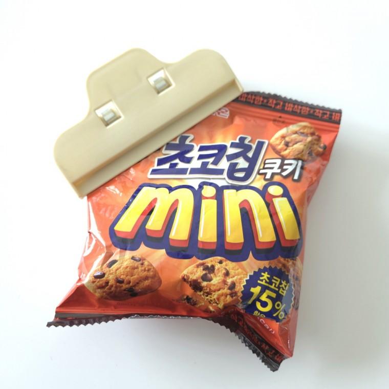다용도 밀봉 집게 연베이지